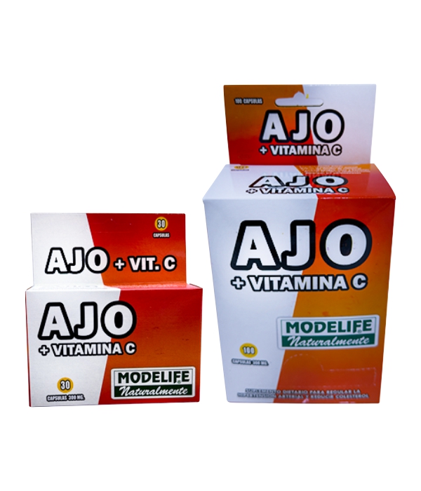 nubefan Tienda pro Almagreen 2511011611 Ajo + Vitamina C - Modelife - Imagen 1