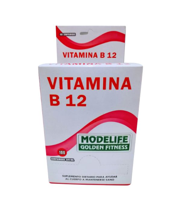 nubefan Tienda pro Almagreen 2511021413 Vitamina B12 x 100 comp - Modelife - Imagen 1