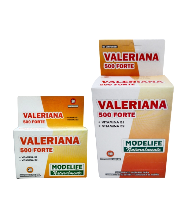 nubefan Tienda pro Almagreen 2511032036 Valeriana 500 Forte - Modelife - Imagen 1